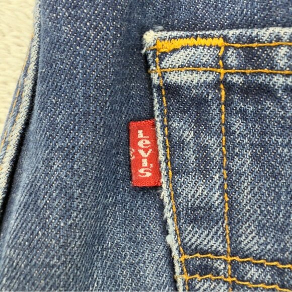 Vintage Levi's 501XX Straight Leg Button Fly Denim Jeans Men's Sz 31x28 Made UK - Picture 3 of 11